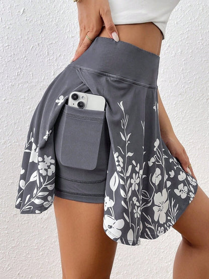 Short Imprimé Floral avec Poches - Velyos