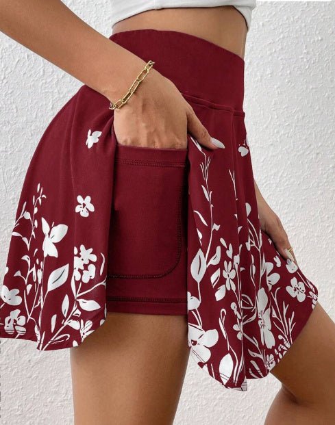 Short Imprimé Floral avec Poches - Velyos